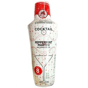 🆕 Cocktail RX Clear Martini Shaker w/Sifter + Rimming Sugar Peppermint NWT